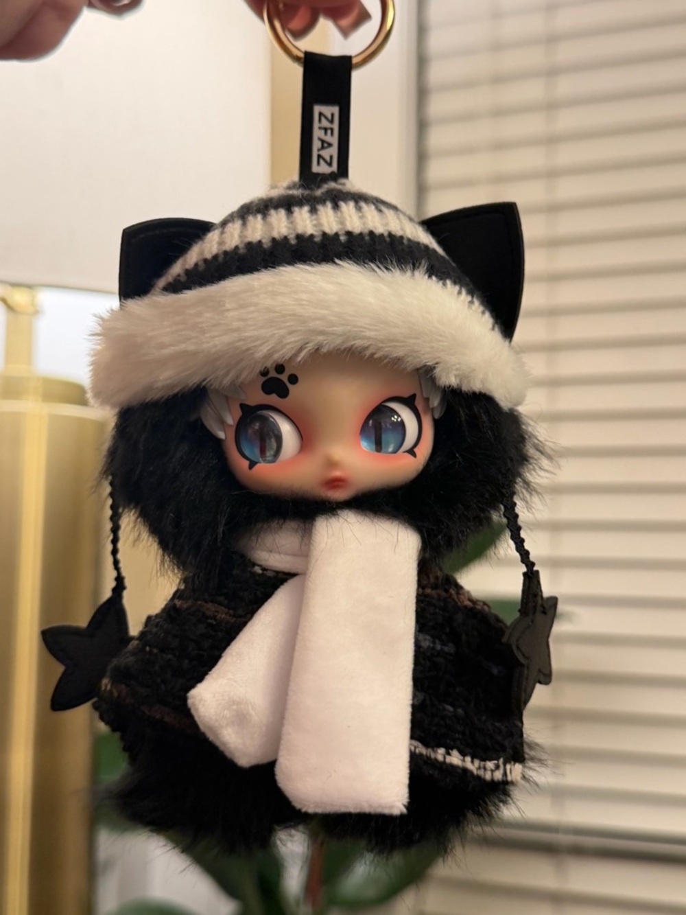 NIB Owen street youngster ‘Black Cat.’ 
Skullpanda like doll, dual (moving) eyes - Picture 4 of 12